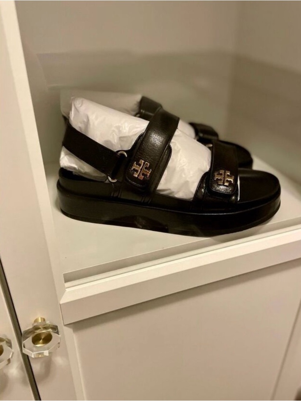 Tory Burch Kira Sport Monogram Logo Sandals